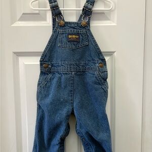 Vintage OshKosh B’Gosh Denim Overalls Kids Unisex 18 Months